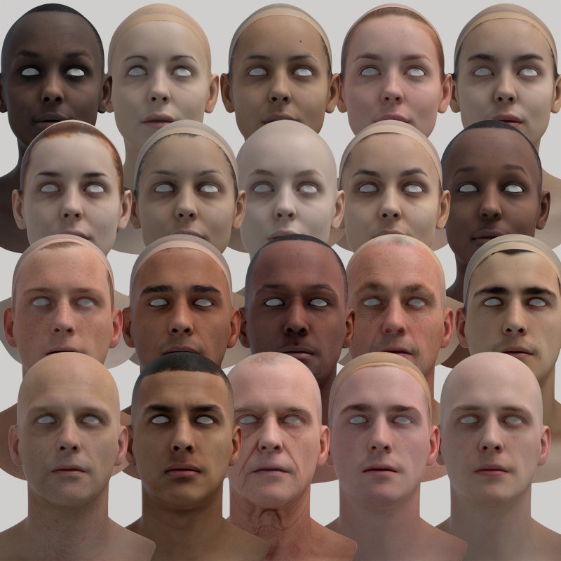 Male And Female Base Mesh Bundle